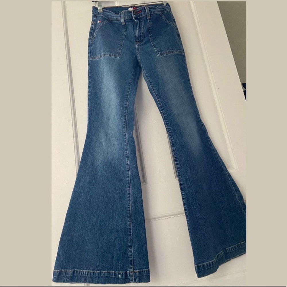 Vintage Tommy Hilfiger bell bottom jeans